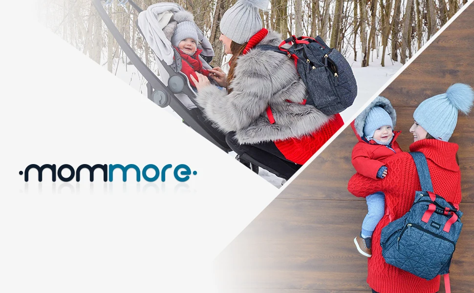 Mommore Водонепроницаемая дорожная сумка для подгузников с пеленальной подушечкой для детской коляски рюкзак для подгузников Сумка для кормления для ухода за ребенком влажная сумка для ребенка