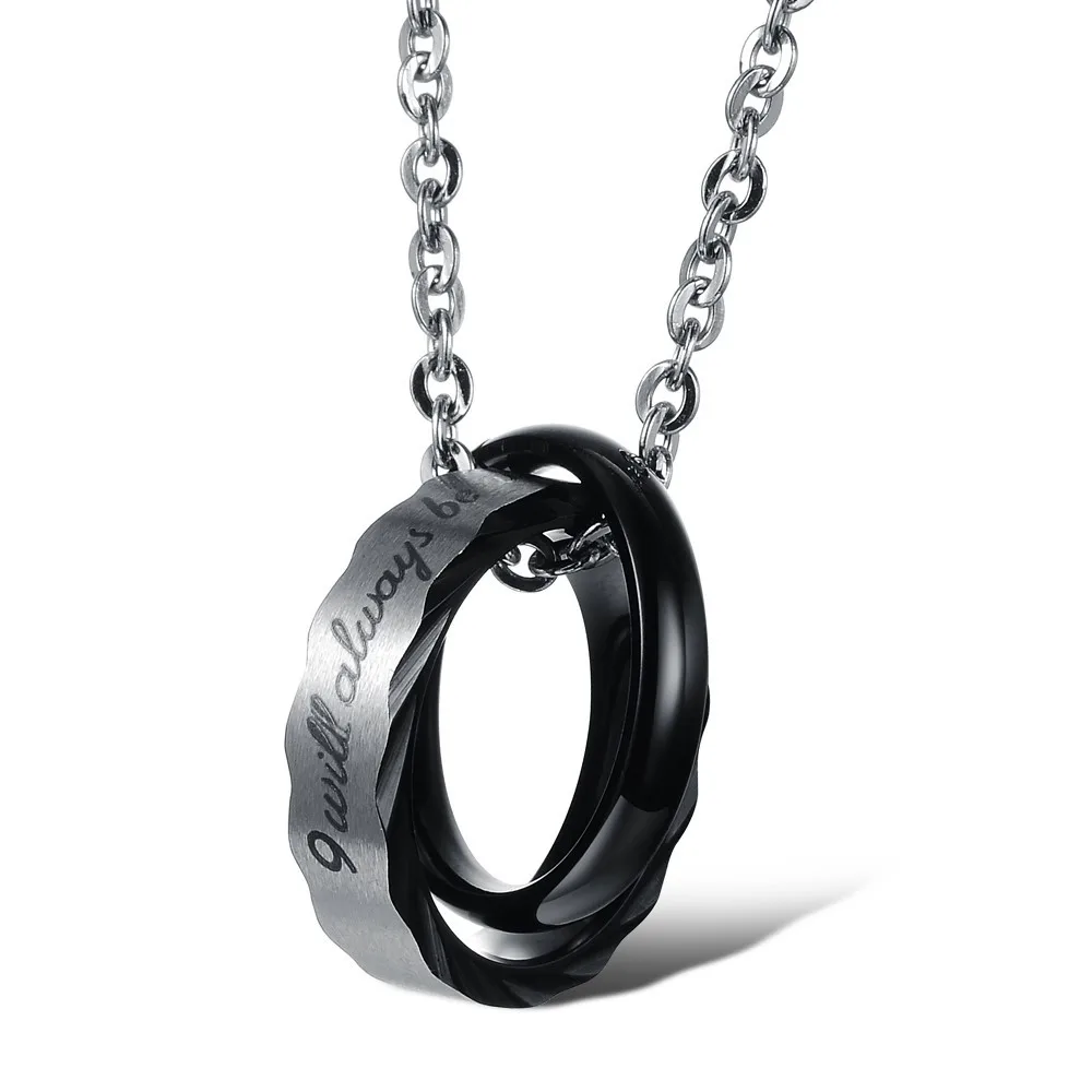 Ювелирные изделия от OPK 2 шт цена! Классическое двойное женское/Мужское ожерелье