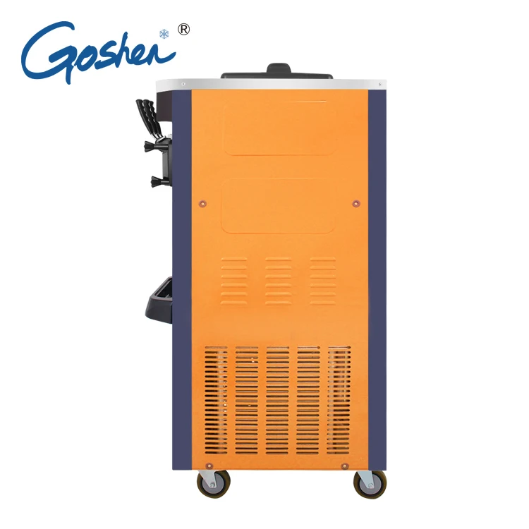 Самый дешевый коммерческий три аромата мягкое мороженое делая машину|Шоколадные