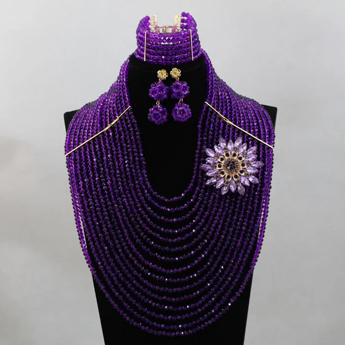 Fashionable African Beads Jewelry Sets Pretty Nigerian Wedding Large Stock Free Shipping hx310 | Украшения и аксессуары