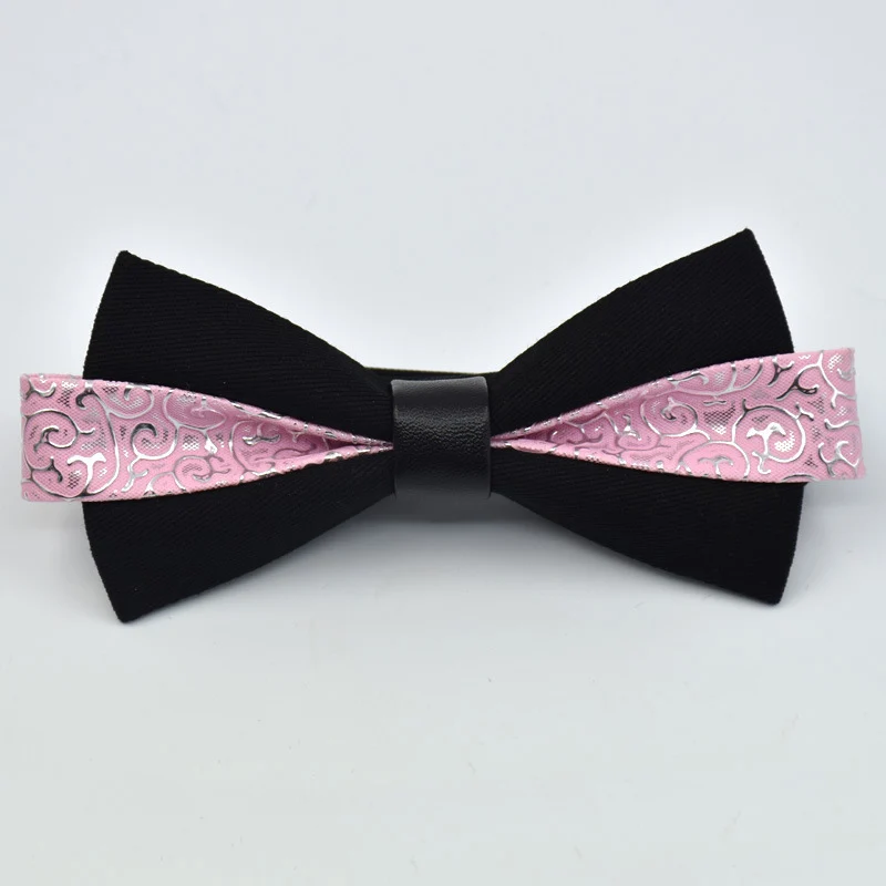 Из искусственной кожи Для мужчин Роскошные Bow Tie Solid Gravata танец bowtiecorbatas Hombre