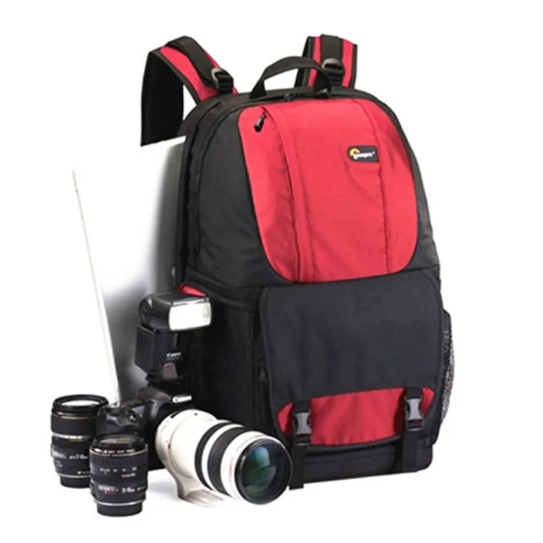 Lowepro Fastpack 350 aw FP350 SLR цифровой Камера сумка 17-дюймовый ноутбук с любую погоду дождевик - Цвет: Красный