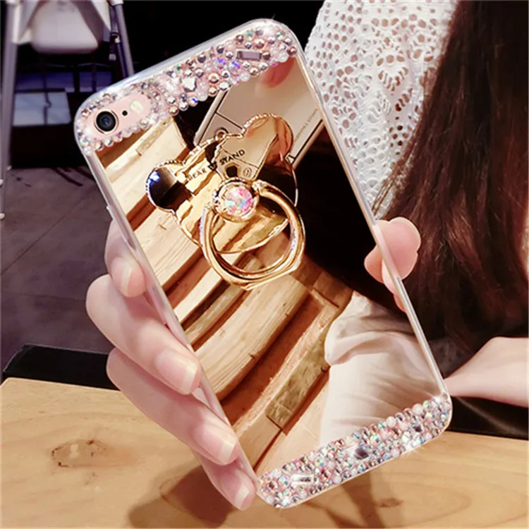 Чехол XSMYiss для iPhone X XS MAX XR 5 5S SE 6 7 8 7/8plus plus роскошный силиконовый зеркальный чехол с