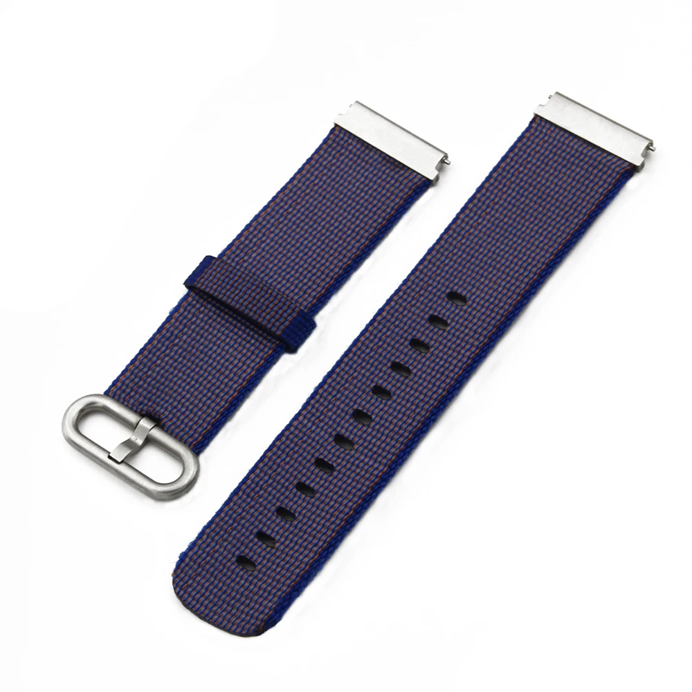 Ремешок нейлоновый для часов 22 мм из нержавеющей стали|nylon watch band|nylon bands 22mmwatch band |