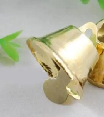 golden Золотой Ретро-колокола для дома Свадебная вечеринка DIY ювелирные изделия ручной работы аксессуары-колокольчики Рождественская елка ремесло подарок украшения Wh - Цвет: golden
