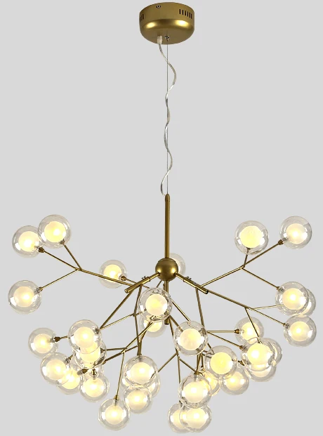 36Lights Dia60xH57cm Современный Светлячок, ветка дерева, лист, Потолочная подвесная люстра, светильник, светодиодный, декоративный, для комнаты, Скандинавский дизайн, люстры - Цвет абажура: 36Lights Dia60xH57cm