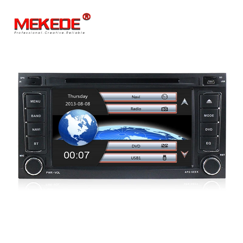 Бесплатная доставка! 2Din автомобильный dvd Радио аудио GPS для VW Touareg Multivan T5 (2004 2011) с