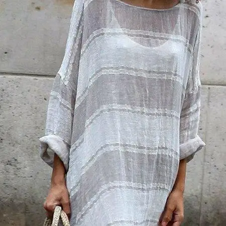 Женское хлопковое платье Mori Girl повседневное свободное макси с длинными рукавами