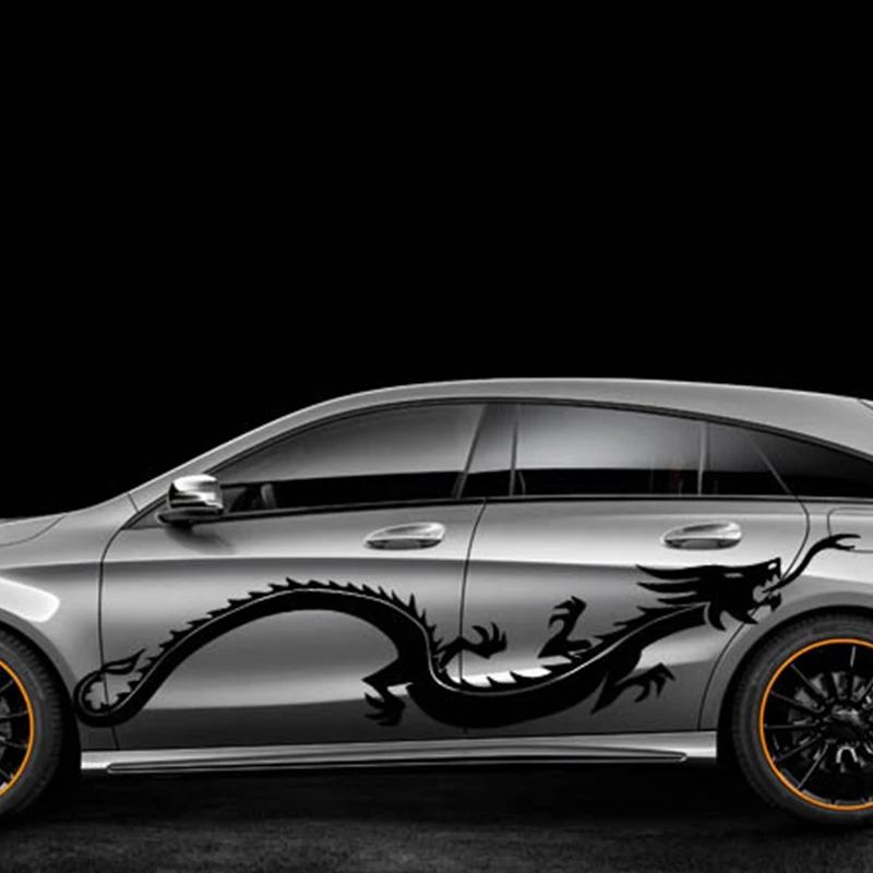 1 шт. наклейки на автомобиль с изображением дракона забавные водонепроницаемые и