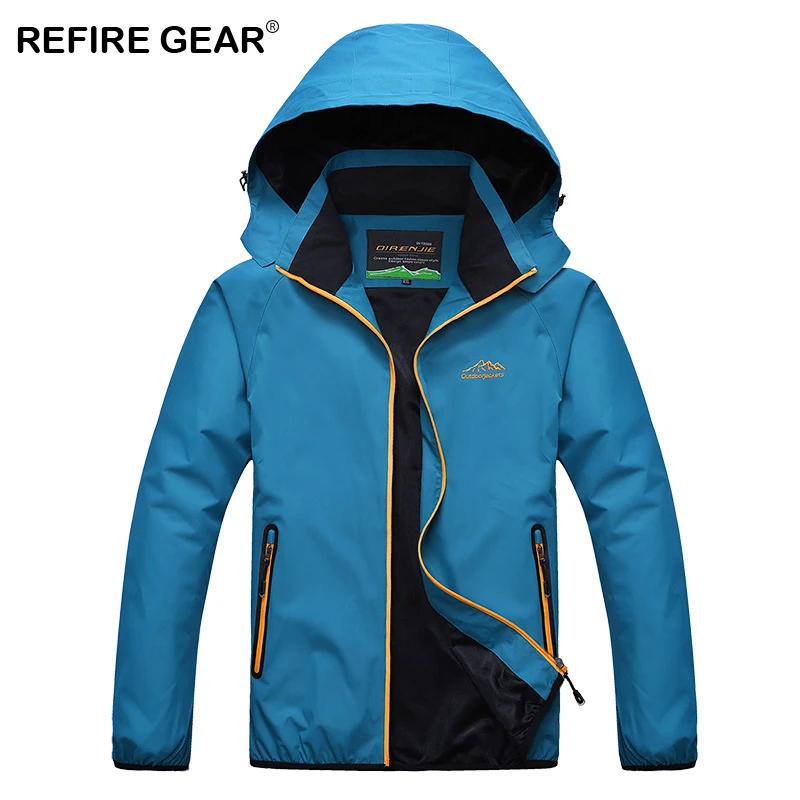 Ветровка ReFire Gear Мужская Уличная тонкая водонепроницаемая куртка пальто для