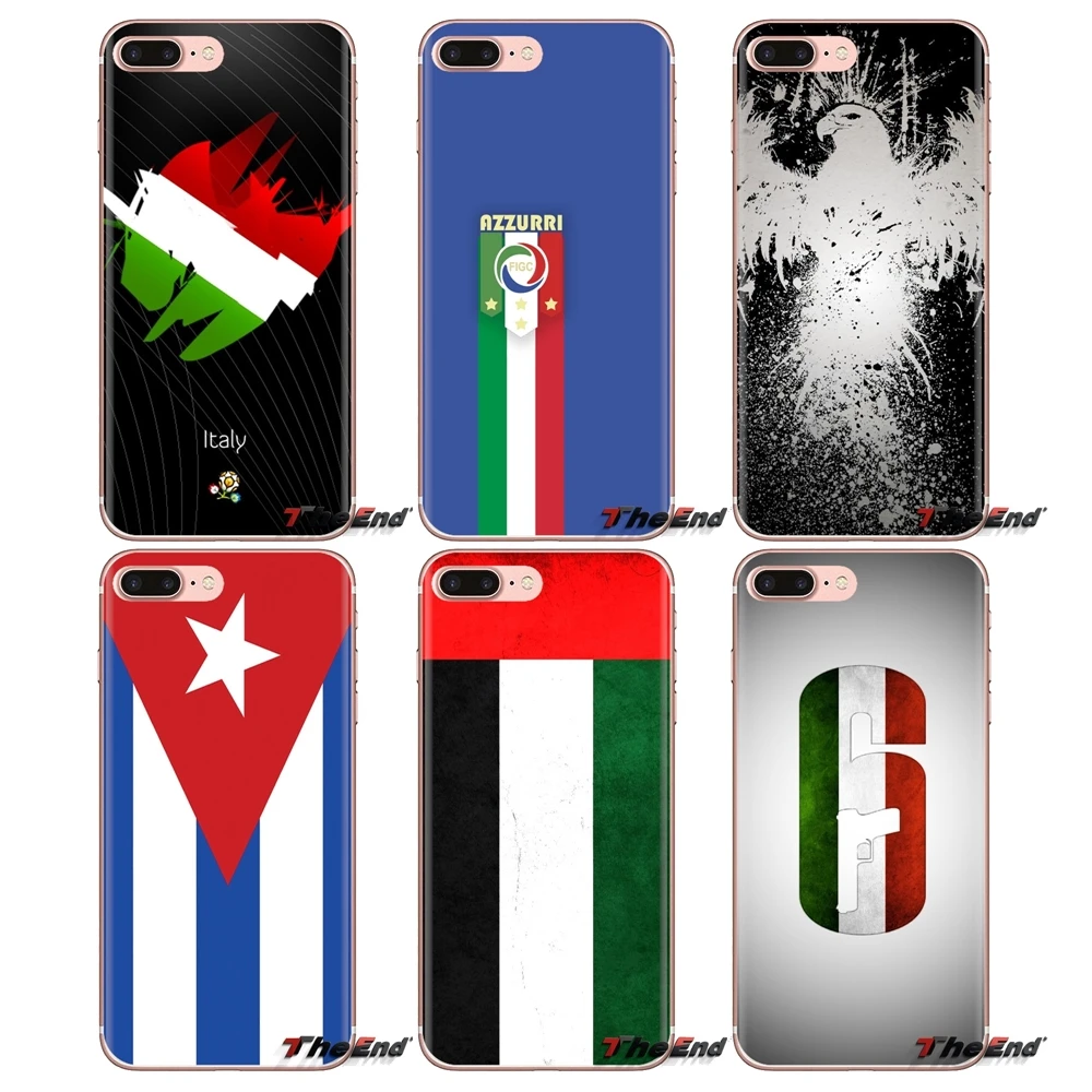 Прозрачные мягкие чехлы для LG Spirit Motorola Moto X4 E4 E5 G5 G5S G6 Z Z2 Z3 G2 G3 C Play Plus Mini Italian Flag обои |
