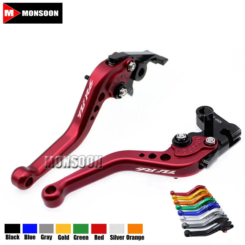 Логотип YZF R6 для YAMAHA алюминиевый короткий рычаг сцепления мотоцикла yz6 YZFR6|brake clutch