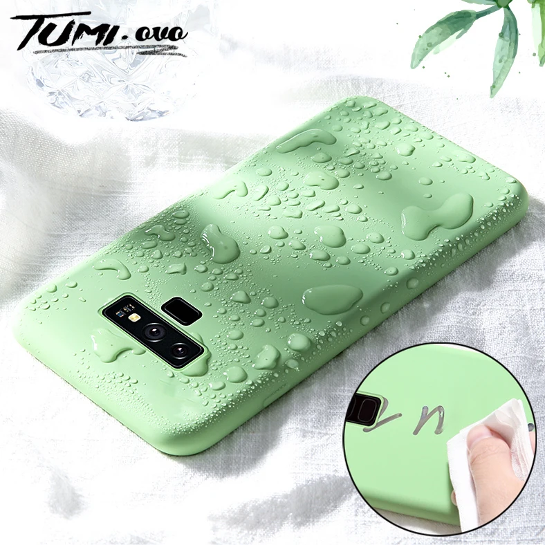 Жидкий силиконовый резиновый чехол для samsung Galaxy A10 A20 A30 A50 A70 A7 J4 J7 плюс M10 M20 Note 8 9 S10 Lite S8 S9 плюс S7