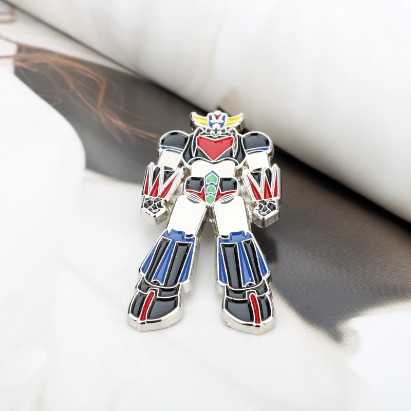 Заколки для мужчин женщин из японского аниме Mazinger Z НЛО робо грендайзер