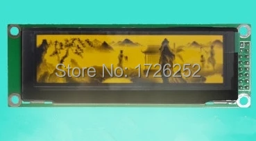 2 8 дюймовый 30-контактный желтый модуль OLED-экрана SSD1322 Драйвер IC 256*64 SPI интерфейс |