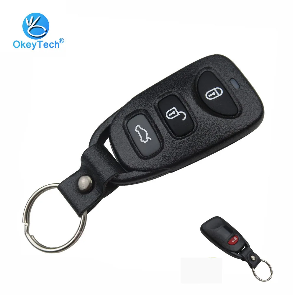 Корпус Ключа OkeyTech для Hyundai IX25 Tucson 3 + 1 кнопочный пульт дистанционного управления