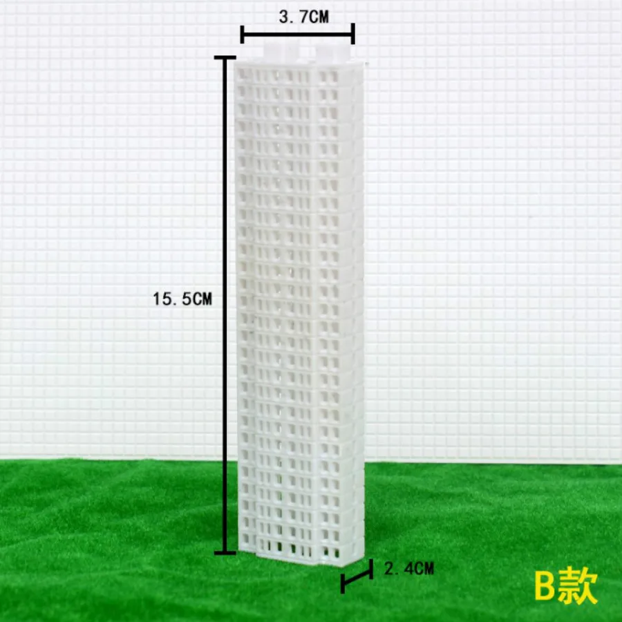 10 шт./лот Модель высокого здания 1/600 масштабное здание для макета поезда