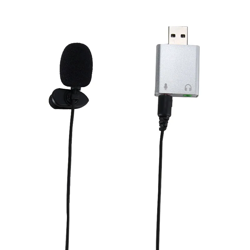 2019 горячий USB отворот микрофон клип на кардиоидный конденсаторный компьютерный