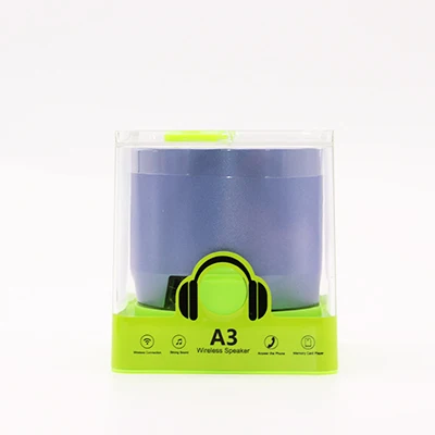 EWA A3 мини-колонки 3D стерео музыка объемный беспроводной Bluetooth колонки портативный Bluetooth Sonud бас Поддержка TF карты USB - Цвет: Blue