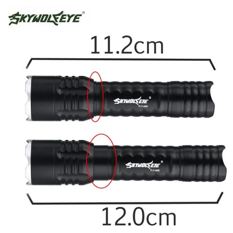 Небесный волчий глаз масштабируемый фокус 3000 люмен 3 режима XML T6 светодиодный