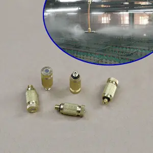 Двухступенчатая латунная насадка для Тумана Высокого Давления 316 дюйма, увлажнение и охлаждение на улице, (20 шт.лот)