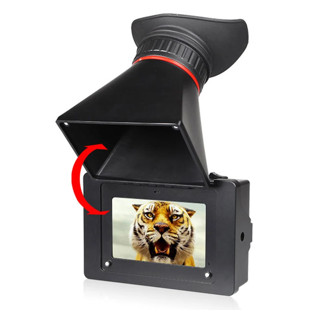 Электронный видоискатель Feelworld S350 3," HD 800x480 ЖК-дисплей 3g SDI HDMI вход EVF 2X увеличение для DSLR видеокамеры