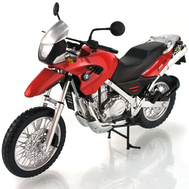 Литой мотоцикл из сплава Миниатюрная модель F650GS 1:12 высокоскоростной Гоночный