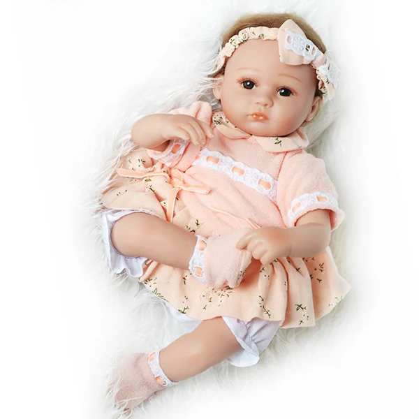 45cm reborn baby 01 45 см полное Силиконовое боди Reborn Baby Doll игрушка очаровательные реалистичные малыша reborn corpo de silicone inteiro realista - Цвет: 45cm reborn baby 01
