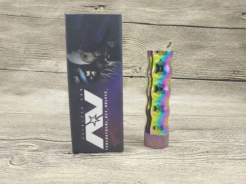 Зазор AV Houston Vape Mod Kit электронная сигарета механический мод мощность от 18650 батареи