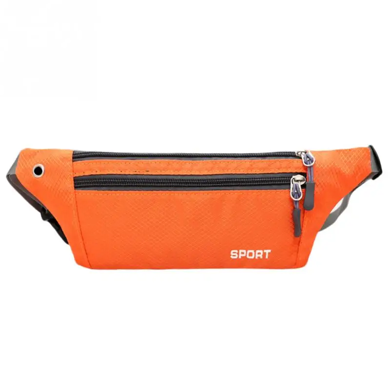 Женская Мужская поясная сумка на молнии 3 слоя унисекс грудь пояс для