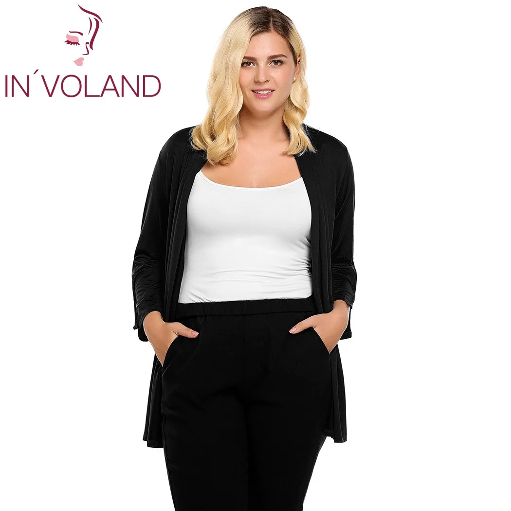 Женский кардиган IN'VOLAND с рукавом 3/4 свободный |
