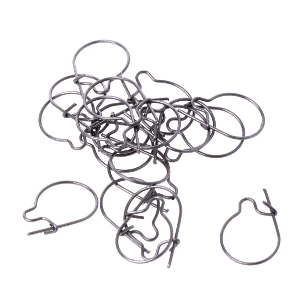 20 шт. рыболовные снасти для ловли карпа прищепки наживки кольца аксессуары волос