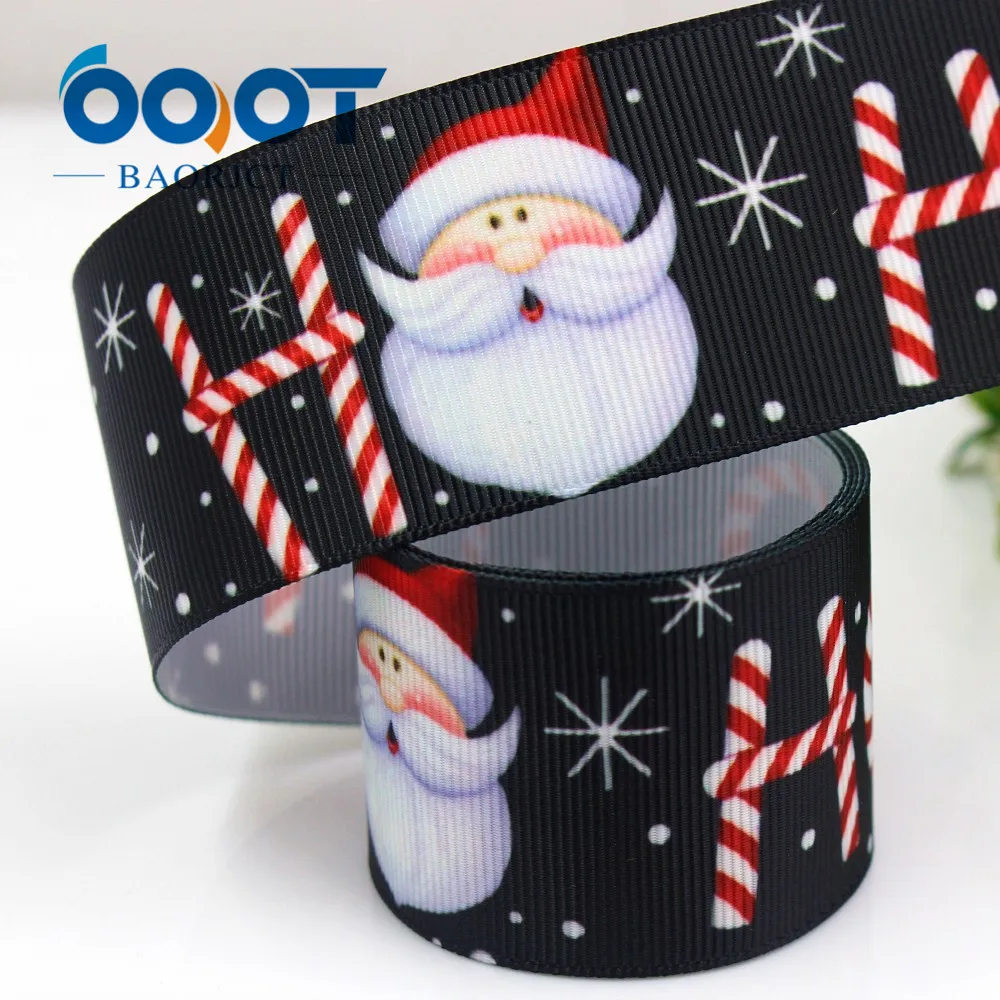 OOOT BAORJCT G 18728 685 38 мм 10 ярдов рождественские ленты термотрансферный принт grosgrain для
