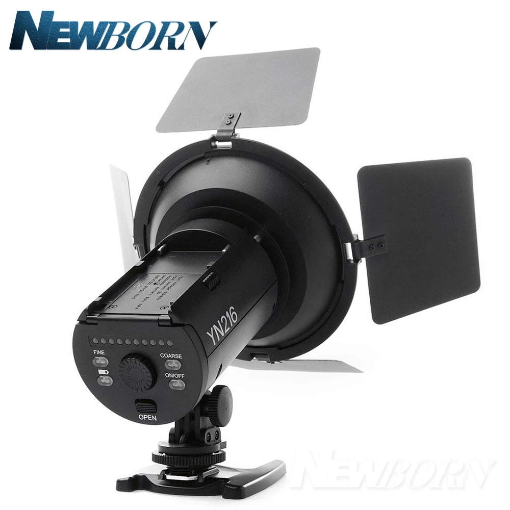 YONGNUO yn-216 yn216 светодиодный Studio видео фотографии и 4 цвета диаграммы+ AC адаптер для Canon Nikon Sony видеокамера DSLR
