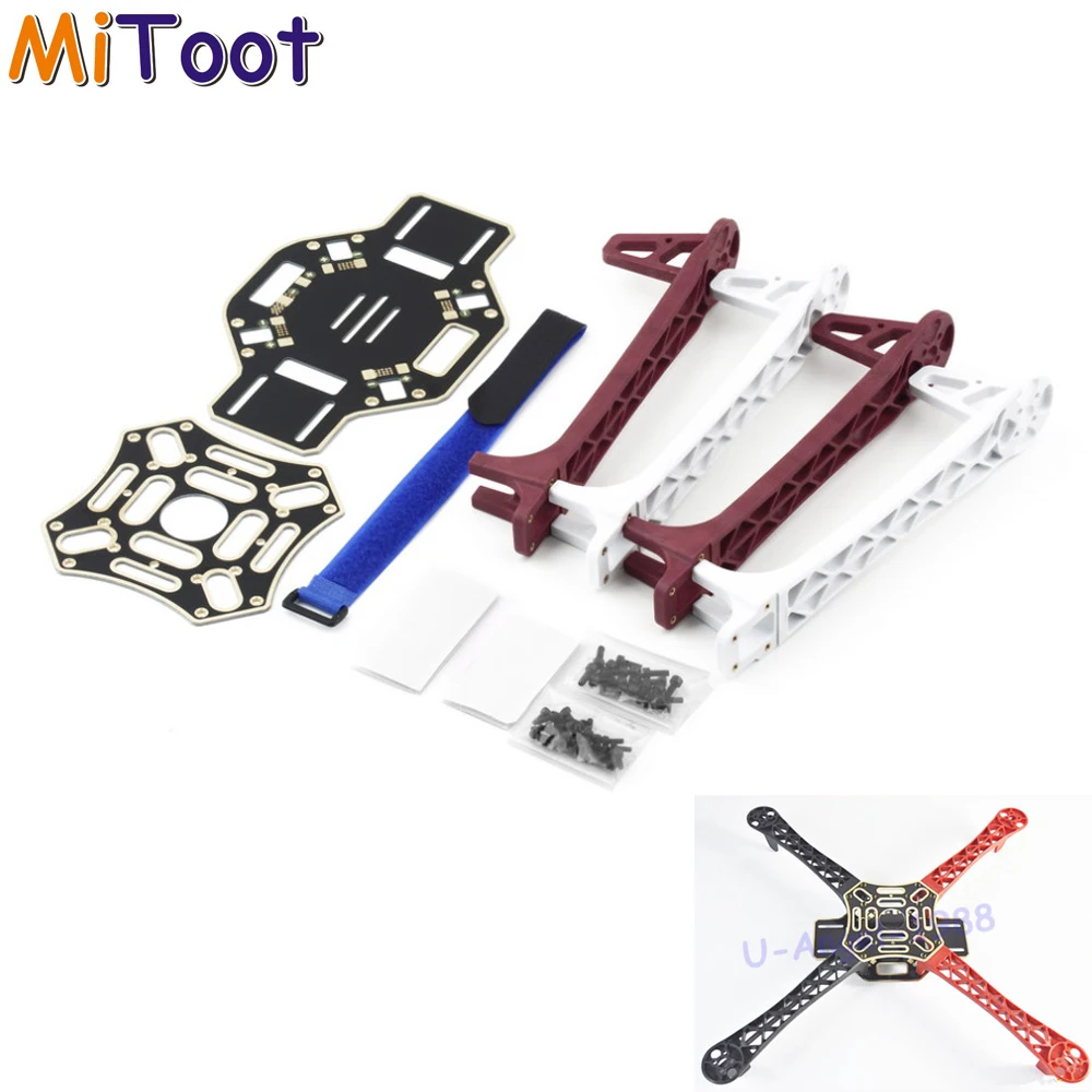 Квадрокоптер F450 PCB с основной верхней и нижней пластиной центральной запасные