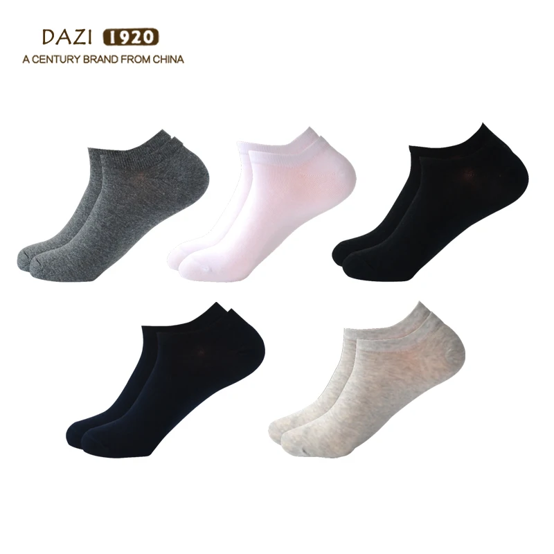 5Pairs Men Cotton White Socks DAZI New Arrival Casual Summer Ankle Mesh Thin Breathable Free Shipping | Мужская одежда