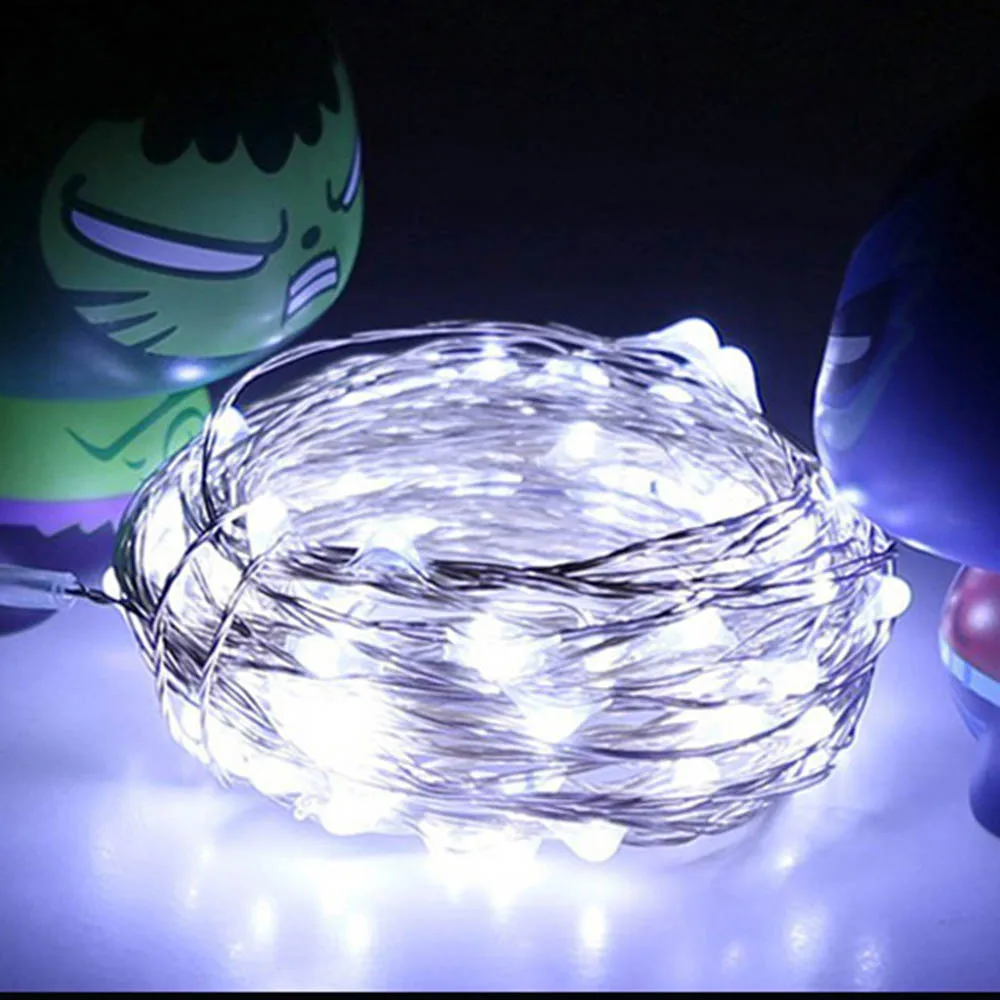 Солнечная светодиодная гирлянда праздничный светильник наружный 100LED 10 м 200LED 20 300L