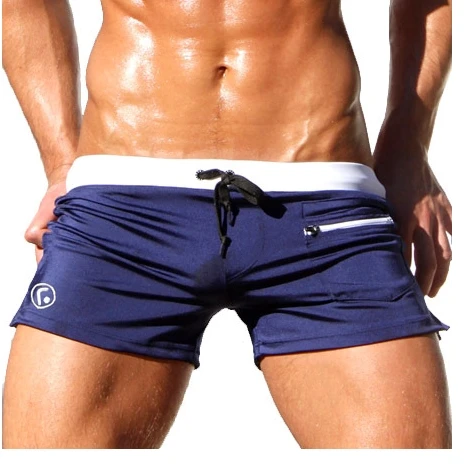 Мужские пляжные шорты бермуды темно синие повседневные брендовые бриджи большие