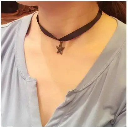 Новое бархатное ожерелье со звездами восстанавливающее древние способы панк