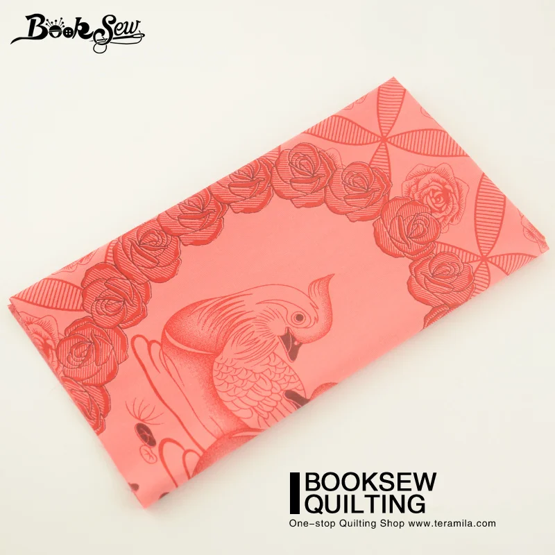 Занавески для книжного шитья домашний текстиль Мандарин утки красный 100% хлопок