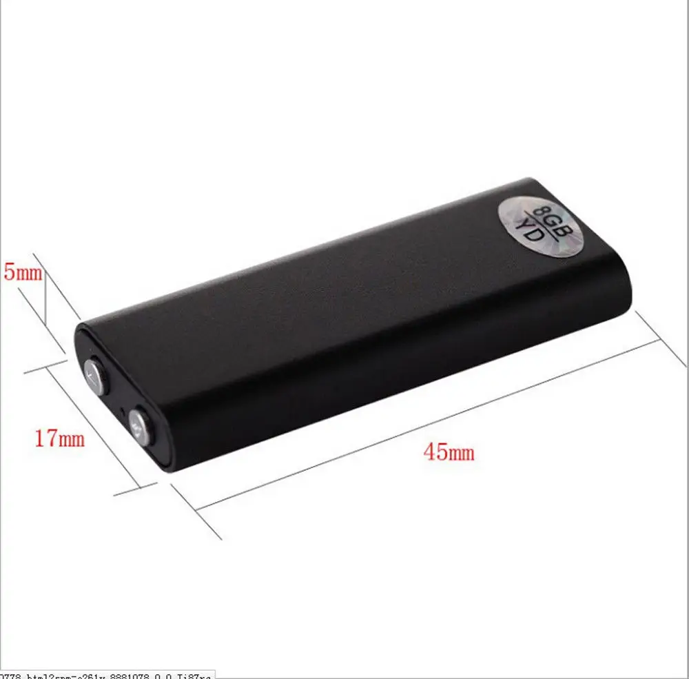 Супер мини USB флэш-диск цифровой Аудио Диктофон 3 в 1 стерео MP3 музыкальный плеер 8 Гб памяти Ручка диктофон портативный