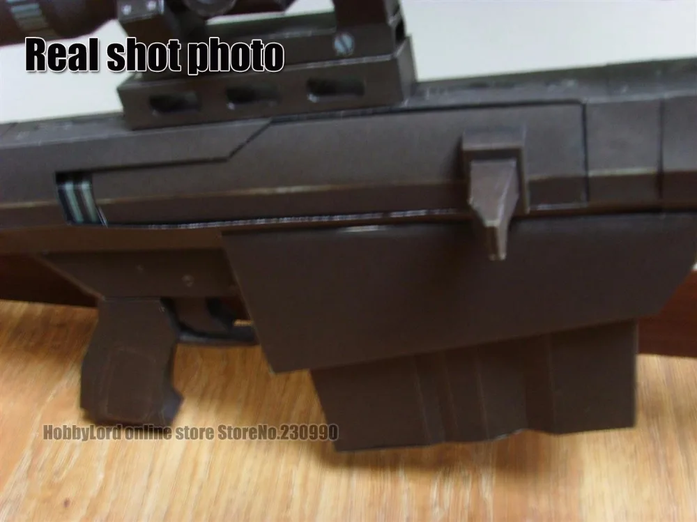 Новинка скелед Барретт M82A1 12,7 мм снайперская винтовка 3D бумажная модель Косплей оружие дети взрослые оружие Бумажные модели пистолет игрушки