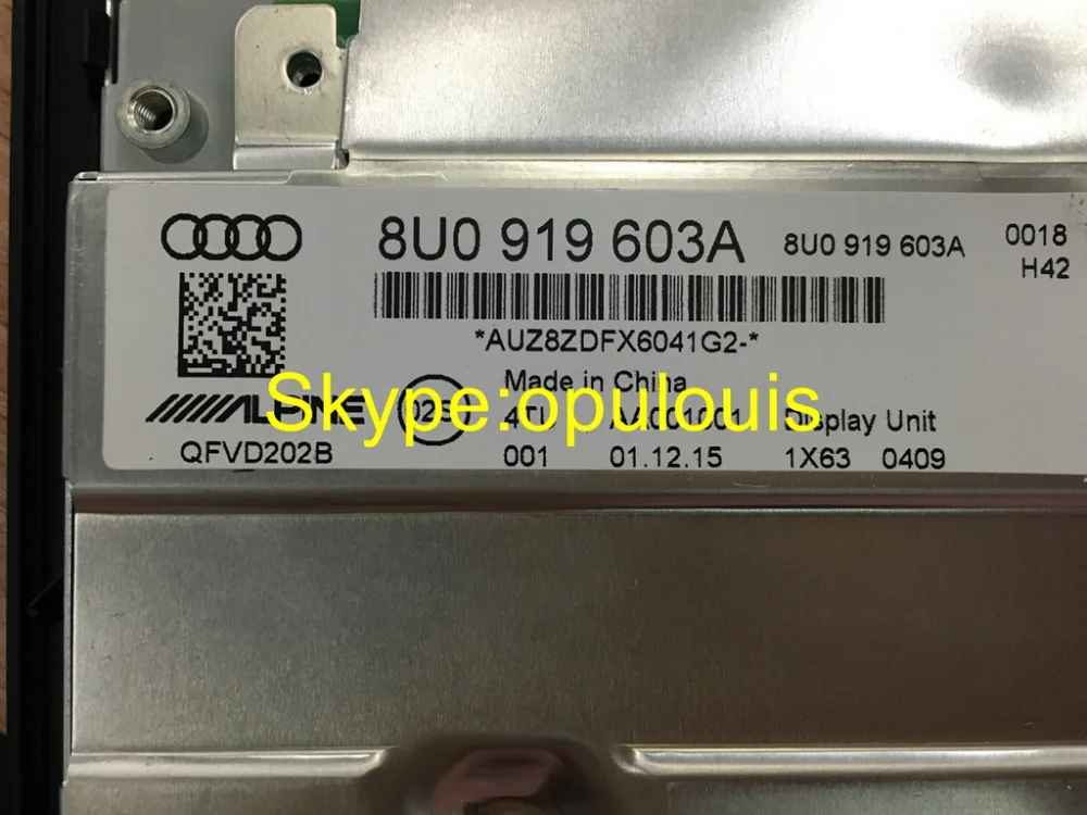 Alpine 8U0919603A 8U0 919 603A 6 5 дюймовый ЖК дисплей для Audi Q3 A1 A3 Автомобильная навигационная
