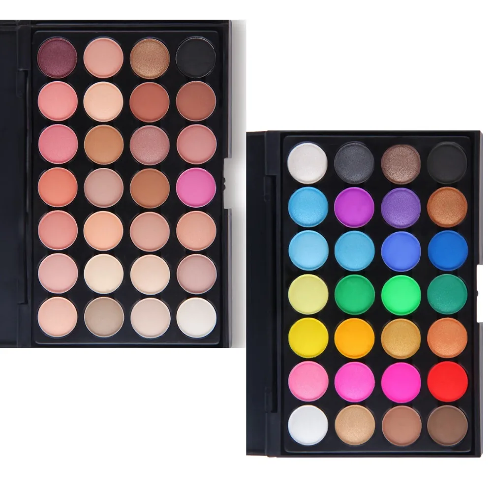 

ROMANTIC BEAR Bright Color Eye Shadow Palette Makeup set 28 colors Shadows palette Brand new in box DHL Free