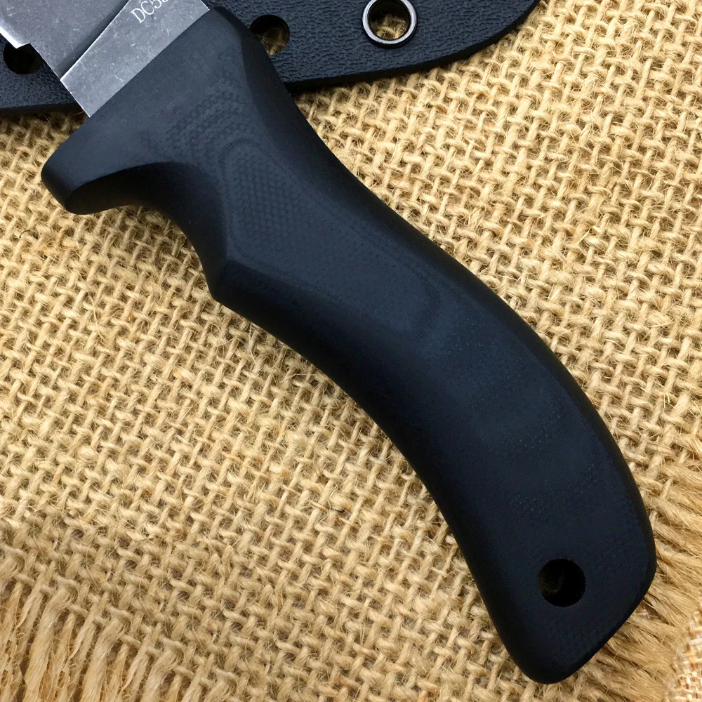 Лучший тактический нож navaja MAD DOG из нержавеющей стали DC53 с фиксированным лезвием, ножи для выживания, кемпинга, охоты, EDC G10, волоконная Ручка KYDEX, оболочка