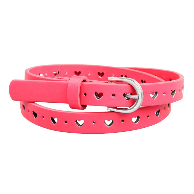 Ремень из искусственной кожи с пряжкой черный фиолетовый бежевый|leather belt black|kids