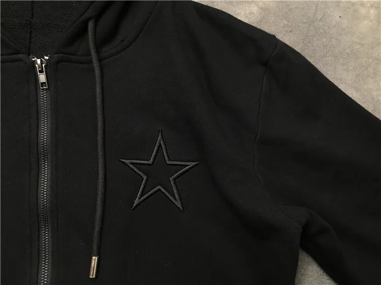 Новинка 2021 мужские толстовки со звездочками и вышивкой худи с капюшоном