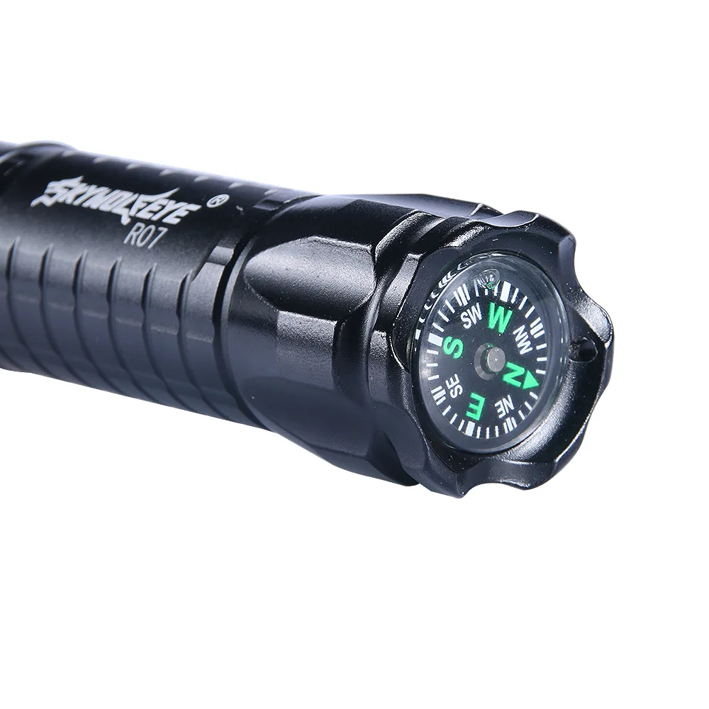 Скидка 500LM USB перезаряжаемые фонарик XPE Led ручной зумируемый Электрический фонарь 5 режимов факел для 18650 или AAA батарея использования кемпинга Рыбал...