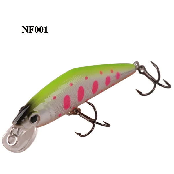 NF001 Смарт 50 мм/3,6 г блесна тонущие вольфрамовые шарики VMC Крюк Swimbait Iscas искусственные Pesca Leurre рыболовные воблеры пластиковые жесткие - Цвет: NF001