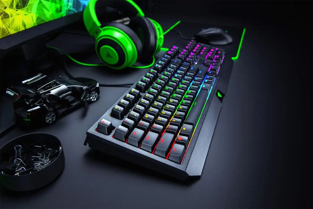 Новое поступление для razer Lover Механическая игровая клавиатура BlackWidow Green Switch